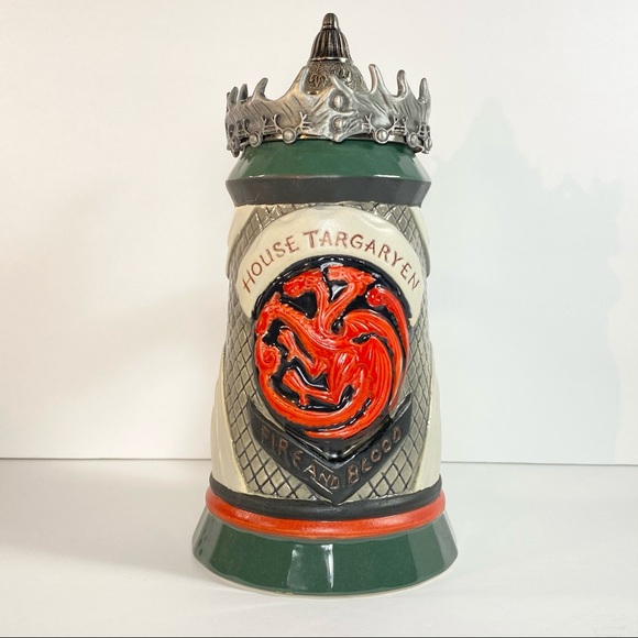 Game of Thrones House Targaryen Ceramic Stein - Picture 1 of 6